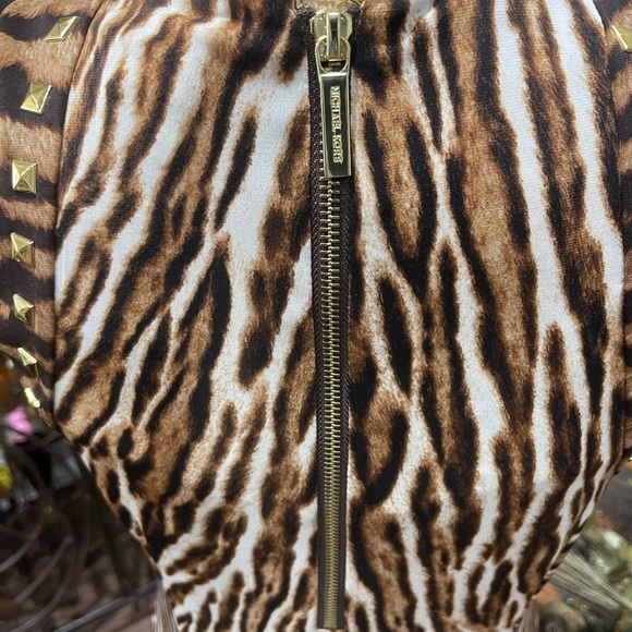 MICHAEL Michael Kors Animal Print Maxi Dress Size Medium - Picture 7 of 13